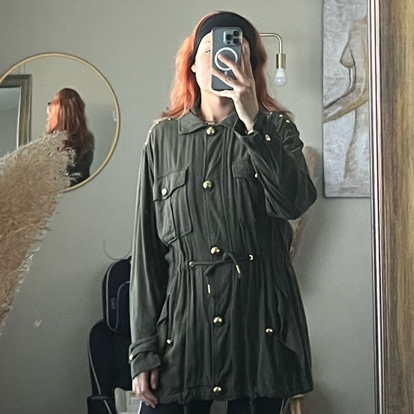 Michael Kors Utility Jacket / Drawstring Jacket - Picture 4 of 8